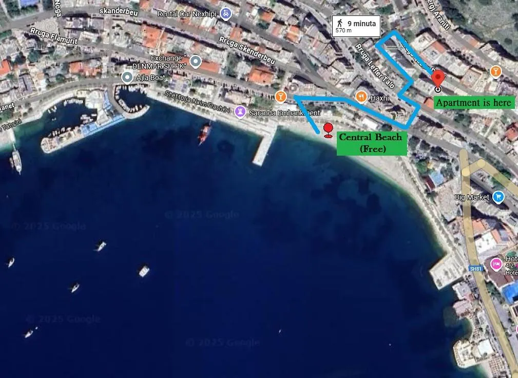 Rose Sea View Apartment Sarande